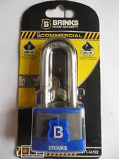 BRINKS * Commercial. Grade * Boron Steele* Long Shackle * Free Shipping