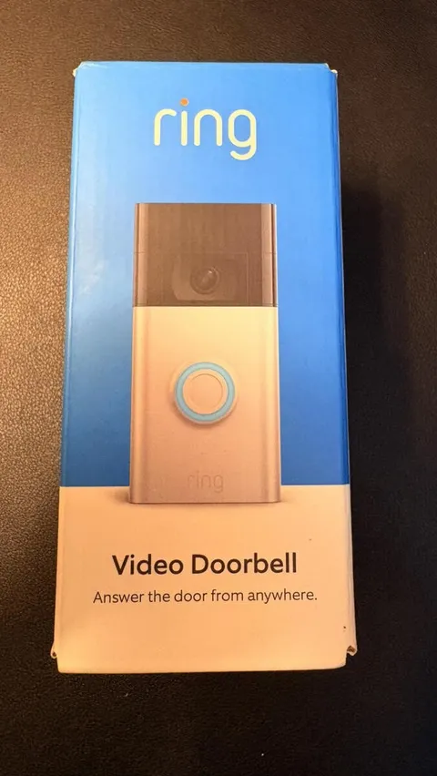Ring Video Doorbell (2nd Gen) 1080p HD WiFi Satin Nickel ~New~