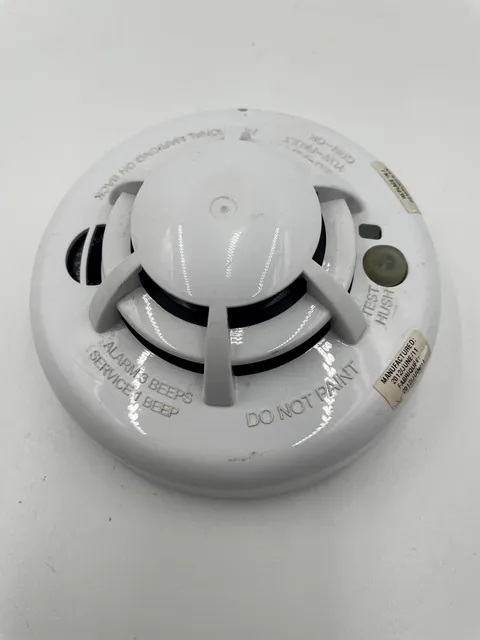 2GIG 2GIG-SMKT3-345 Wireless 3-In-1 Smoke Heat Alarm Sensor Detector White