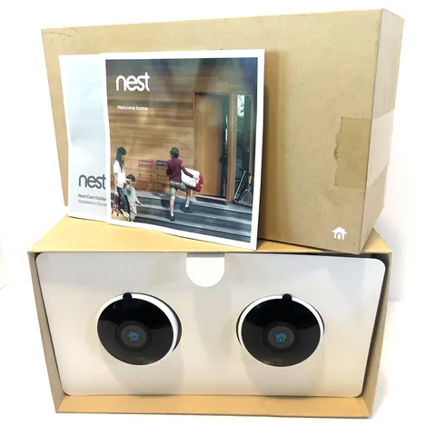 Nest Cam Outdoor 1st Generation Gen. 2-Pack 1080p Night Vision New Open Box