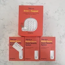 Kangaroo Wi-Fi Indoor Siren + Keypad SIREN1 w/ 3 MOTION2 Motion Sensors White