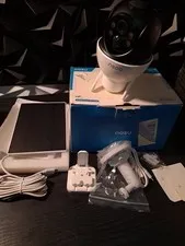 New Open Box AOSU Solar Security Camera Wireless Outdoor. Solar Cam D1 lite
