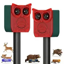 ChunHee SL24 Solar Motion Sensor Dog Barking Alarm 129dB Outdoor