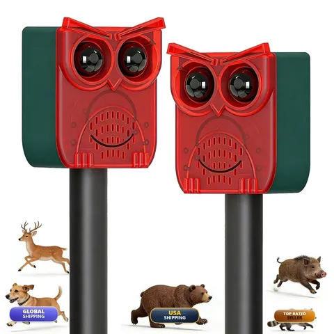 ChunHee SL24 Solar Motion Sensor Dog Barking Alarm 129dB Outdoor
