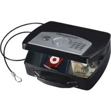 SentrySafe  Portable Security Box Safe P008E Elec. Lock 10""W x 7-15/16""D x