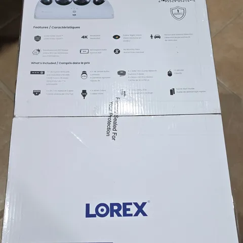 Lorex Fusion 4K Wired NVR Security System 4 Bullet Cameras 2TB Person/Vehicle