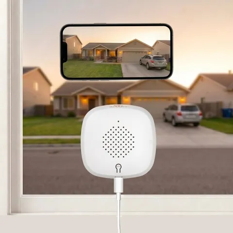 Girafit 3MP 2K Window Camera,2.4GHz & 5GHz WiFi Indoor Cameras 1 Pack, White