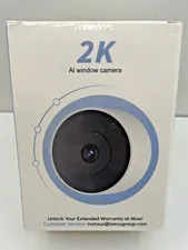 2K AI Window Camera WiFi Indoor Security Smart Home Glare Free Starlight Night
