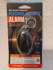 Personal Security Alarm Keychain 100dB Siren W/ LED Light & Safety Device. A-222