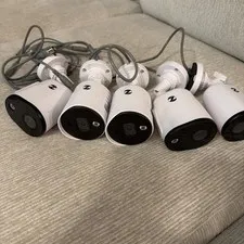 Lot of 5 - Night Owl CM-DP2LSA-B Security Spotlight Cameras without Cables