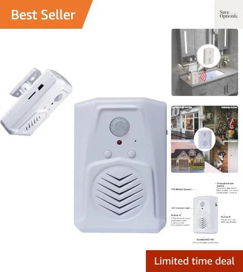 PIR Motion Sensor Activated Sound Player Speaker with USB Cable, Download You...