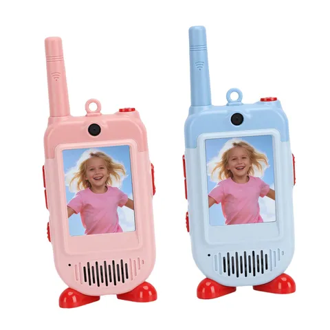 2 Pcs Kids Handheld Video Intercom Easy To Use Live Video Talker For Outdoo ZUBV