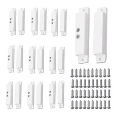 10 Sets NC Wired Surface Mounted Alarm Magnetic Door Contact Sensor Door Wind...