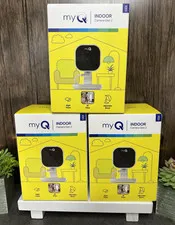 myQ Indoor Camera Gen 2 2K Wi-Fi Indoor Night Vision 3-Pack USB Motion 2-Way