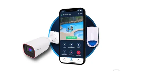 Pro Security Camera & Alarm Unit - Pool Security Alarm System for Preventing ...