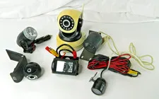 Security camera Parts Only lot of 6 AS IS Untested