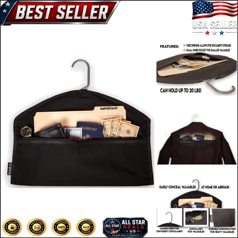 Luxury Hanger Diversion Safe with Hidden Pocket | Perfect for Home & Travel