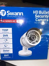 Swann PRO-Series HD 720P Bullet CCTV Camera Night Vision Weatherproof White