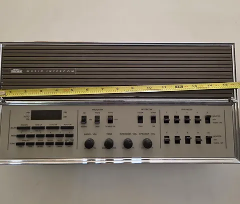 Broan M&S Music Intercom and Cassette player complete with speakers and more