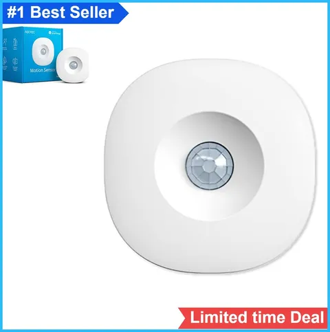 Motion Sensor Zigbee White Magnetic Mount 15Ft Range 120 Degree View Home
