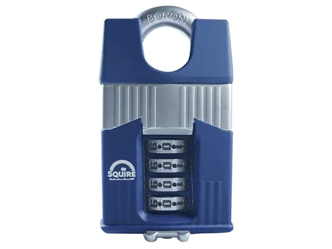 Squire Warrior High-Security Closed Shackle Combination Padlock 55mm HSQWC55CS