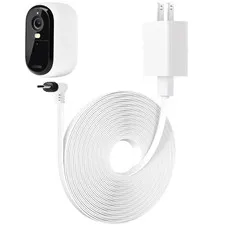 25ft Power Cable Compatible with Arlo Essential 2K Outdoor Security Camera Flat