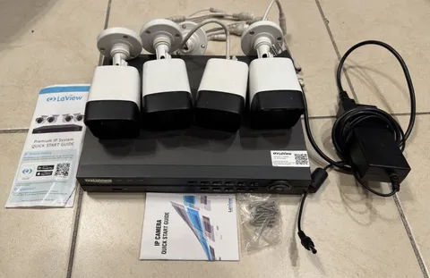 LaView 8 Channel Security Camera System DVR System LV-N9508Q8E 4 Cameras 3TB