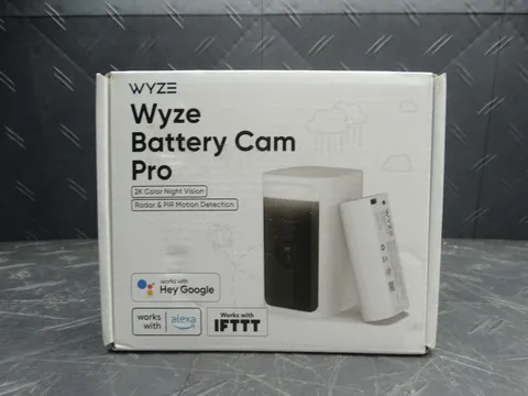 WYZE Battery Cam Pro Wireless In/Outdoor Home Security Camera 2k HD Night Vision
