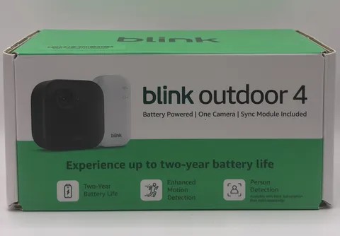 Blink Outdoor 4 -Wireless smart security camera, two-year battery life 1080p HD