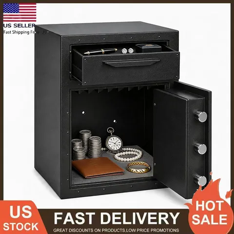 2.6 Cubic Feet Home Safes with Water and Fireproof, Digtal Safe for Home Use