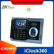 ZKTeco iClock360 Fingerprint Time Attendance Terminal 3.5 Inch Screen Time Clock