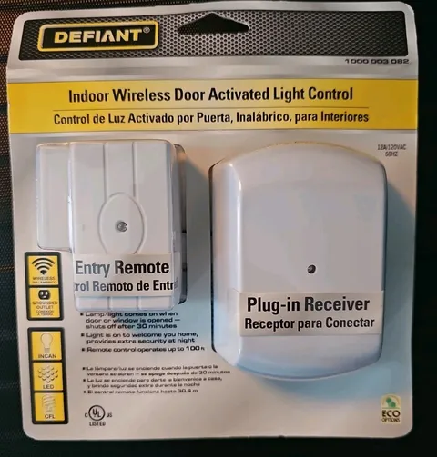 Indoor Wireless Door Activated Light Control (Defiant)
