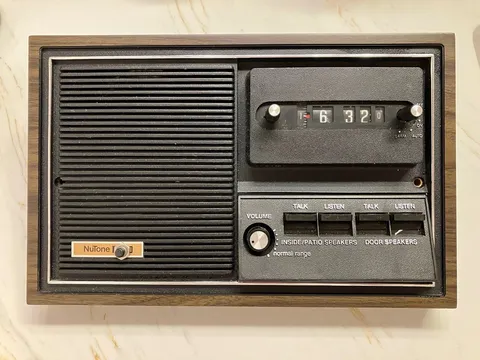 Vintage NuTone Scovill ISA-47 Speaker/Clock-Timer Metallics for IM-400  Intercom