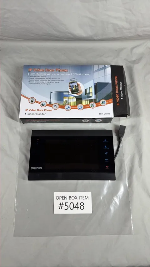 TMEZON IP Video Door Intercom System 7" Indoor Monitor Black