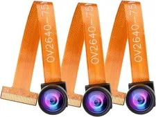 3Pcs OV2640 Camera Module, ESP32-CAM ESP32 Camera 160° Wide-Angle Lens 2 Megapix