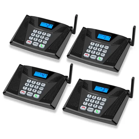 Intercoms Wireless for Home Hands Free, Upgrade Two Way Intercom 5300 Feet Ra...