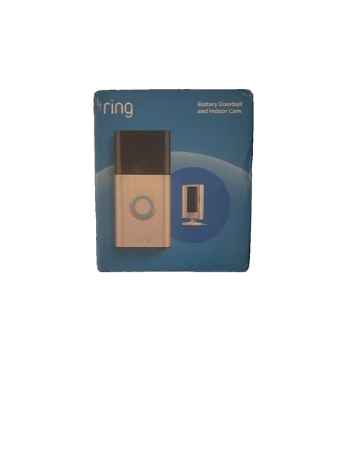 New RING Battery Doorbell Camera W/Indoor Cam