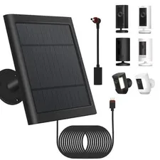 1 Pack - Solar Panel for Ring Security Camera Spotlight Cam Plus/Pro(Battery) St