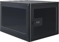 Clear Lockable Storage Box, Code,14.9L(Black) | Lock Box for Snacks with Code, M