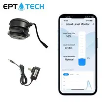 EPTTECH Ultrasonic Wireless Water Level Sensor WiFi Tank Monitor TLC2206