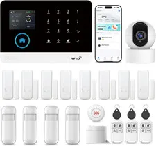 Alarm System for Home Security,22Piece Wireless Security System with Wifi+Gsm/4G
