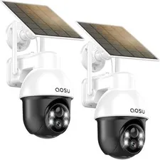 SolarCam D1 Lite 2K Wireless Outdoor Security Camera 360 Degree PTZ Dome