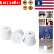 Small Water Leak Detector Alarm 3 Pack Battery Powered Simple Install