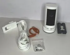 Ring Indoor Cam Compact Plug-In HD Security Camera with two-way talk - White