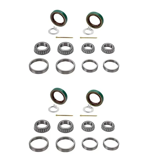 Pack of 4 Trailer Axle Bearings Kit L68149 L44649 4, Blue