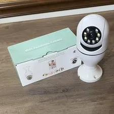 WiFi Panorama Indoor IP/Network Surveillance Camera, Wireless, White (1)