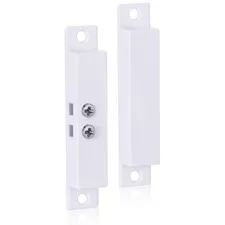 Tellegloww 1 Sets Nc Wired Door Sensor Alarm Magnetic Contact Sensor
