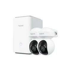 Reolink E1 Outdoor Pro 4K WiFi 6 PTZ 3X Zoom Security Camera System with Hub
