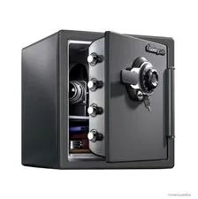 Fire Water Resistant Security Safe 1.2 Cu Ft Steel Combination Dial Override
