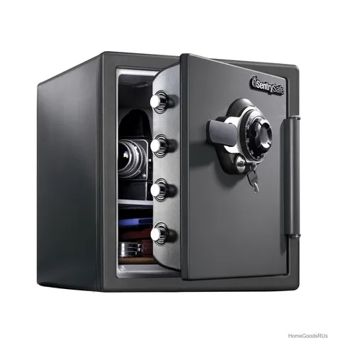 Fire Water Resistant Security Safe 1.2 Cu Ft Steel Combination Dial Override